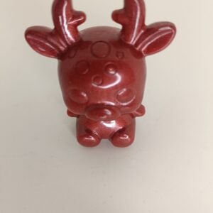 Figurine Cerf Marron Pailleté